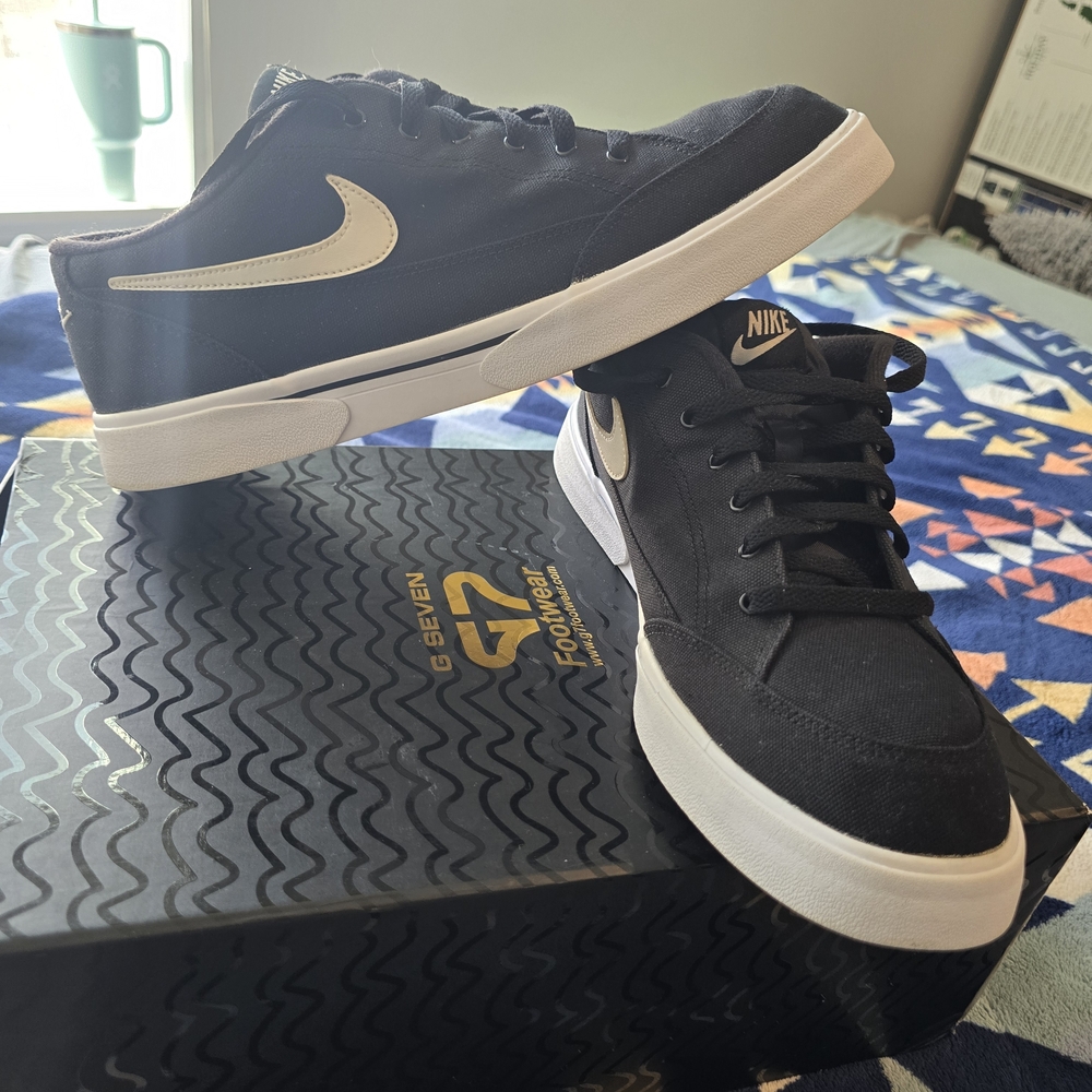 Nike GTS 16 TXT Black Solid 840306-010 Athletic men's Running Shoe [Size: 12]